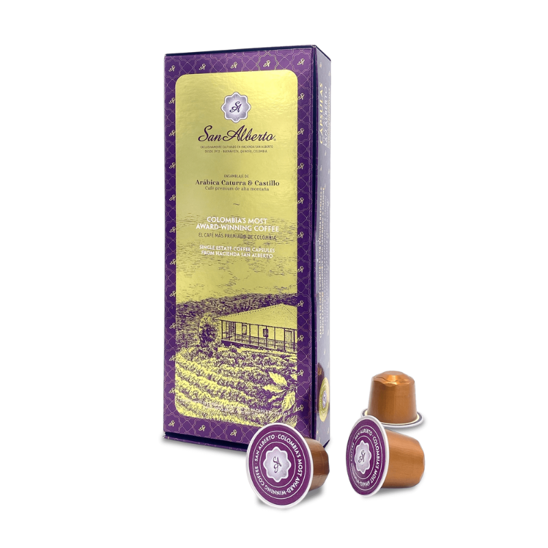 San Alberto coffee capsules compatible with Nespresso ® machine